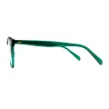 Darcy - Round Green Glasses for Women